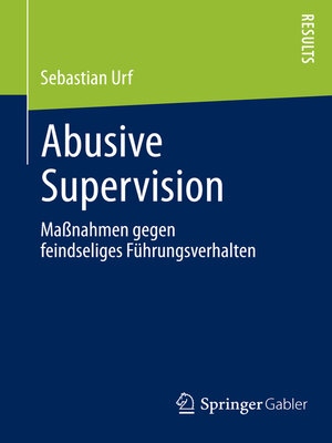 cover image of Abusive Supervision